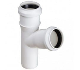 #TRÓJNIK BIAŁY 32X32X67 PVC