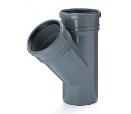#TRÓJNIK 110/110/45 WEW. PVC