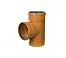 #TRÓJNIK 160/160/90 ZEW. PVC