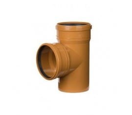 #TRÓJNIK 160/160/90 ZEW. PVC