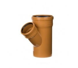 #TRÓJNIK 160/110/45 ZEW. PVC
