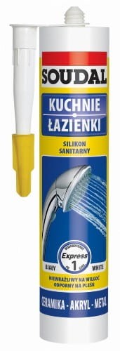 SOUDAL-SIL.SANITARNY BIAŁY EXPRESS 280ML