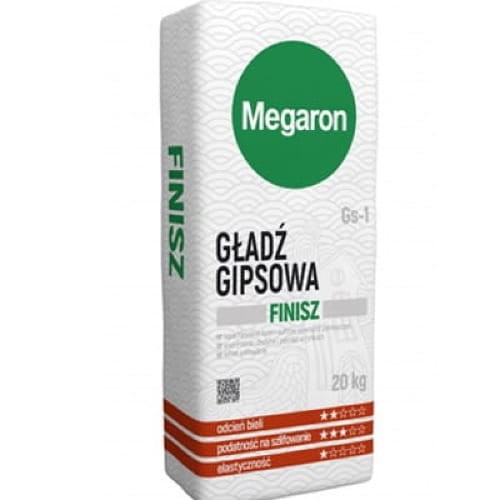 &amp;MEGARON GŁADŹ GIPSOWA FINISZ- 20kg GS1