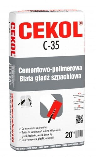 &amp;CEKOL C-35 20kg gładź zewnętrzna